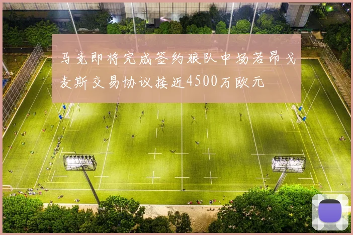 马竞即将完成签约狼队中场若昂戈麦斯交易协议接近4500万欧元